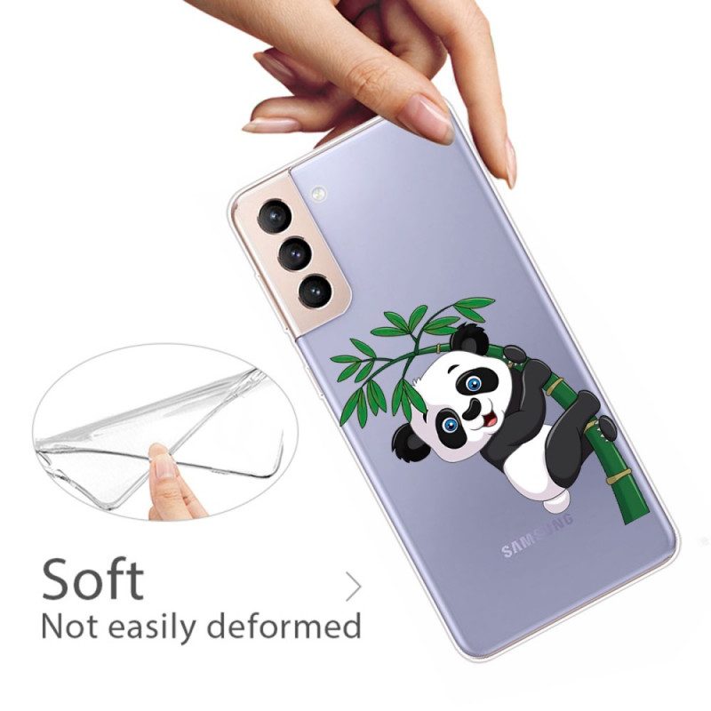 Mobilskal För Samsung Galaxy S22 Plus 5G Panda På Bambu