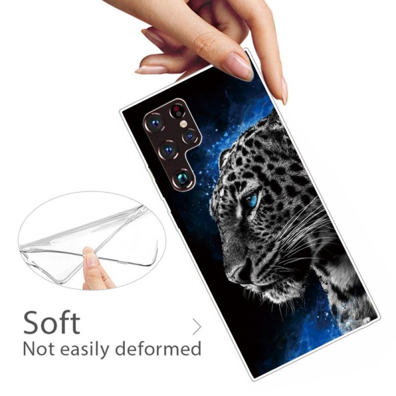 Mobilskal För Samsung Galaxy S22 Ultra 5G Tigeransikte