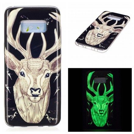 Mobilskal För Samsung Galaxy S8 Fluorescerande Majestic Stag