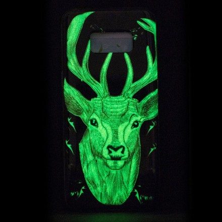 Mobilskal För Samsung Galaxy S8 Fluorescerande Majestic Stag