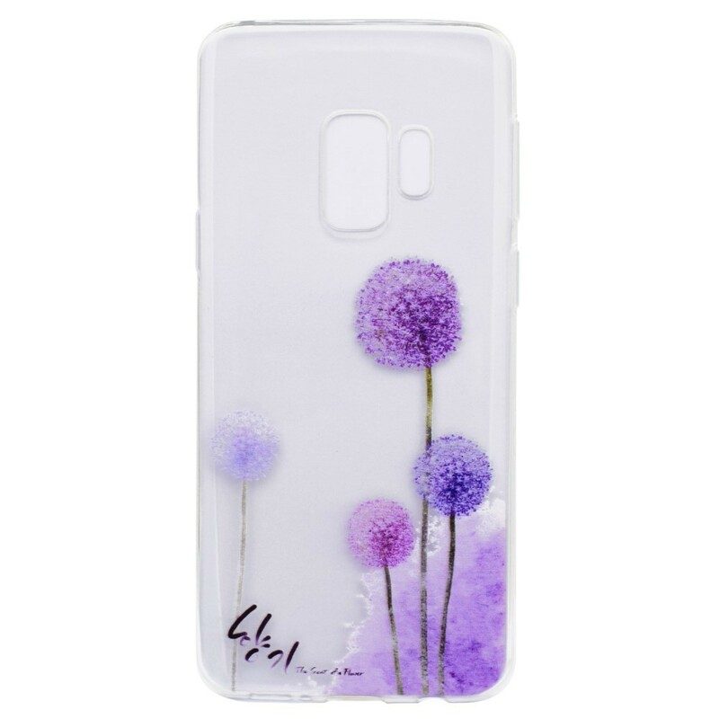 Mobilskal För Samsung Galaxy S9 Plus Transparenta Färgglada Maskrosor