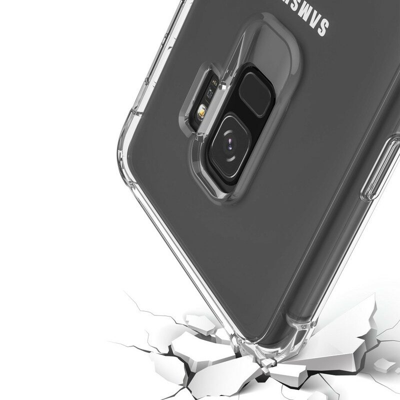 Mobilskal För Samsung Galaxy S9 Transparenta Leeu Skyddskuddar