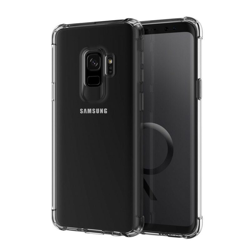 Mobilskal För Samsung Galaxy S9 Transparenta Leeu Skyddskuddar