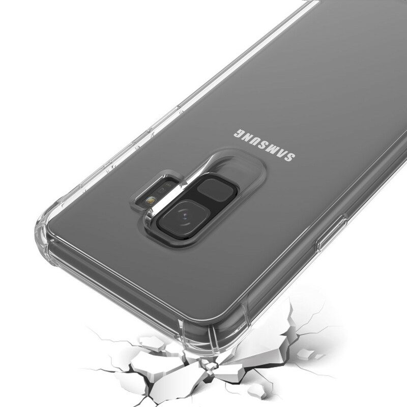 Mobilskal För Samsung Galaxy S9 Transparenta Leeu Skyddskuddar