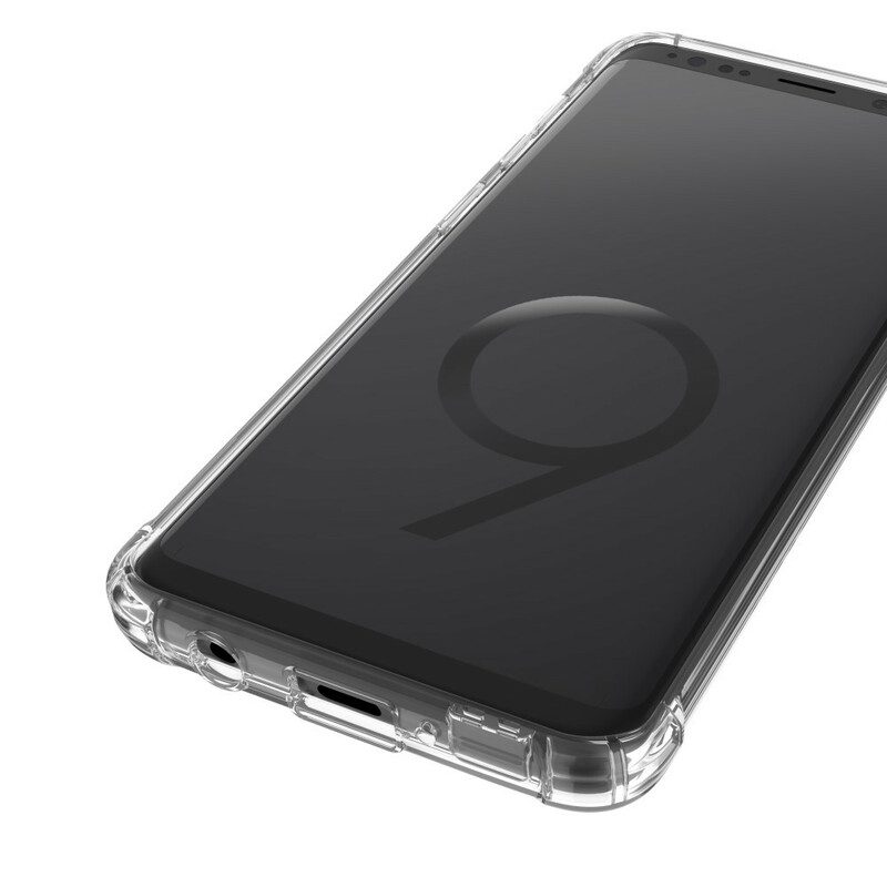 Mobilskal För Samsung Galaxy S9 Transparenta Leeu Skyddskuddar