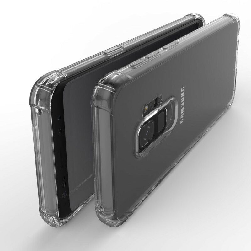 Mobilskal För Samsung Galaxy S9 Transparenta Leeu Skyddskuddar
