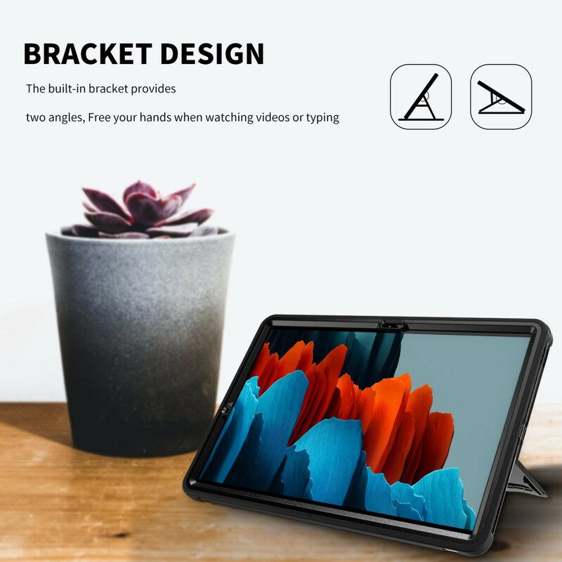 Mobilskal För Samsung Galaxy Tab S7 Plus / Tab S8 Plus Multifunktionell Verksamhet