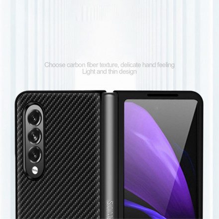 Mobilskal För Samsung Galaxy Z Fold 3 5G Smal Kolfiber