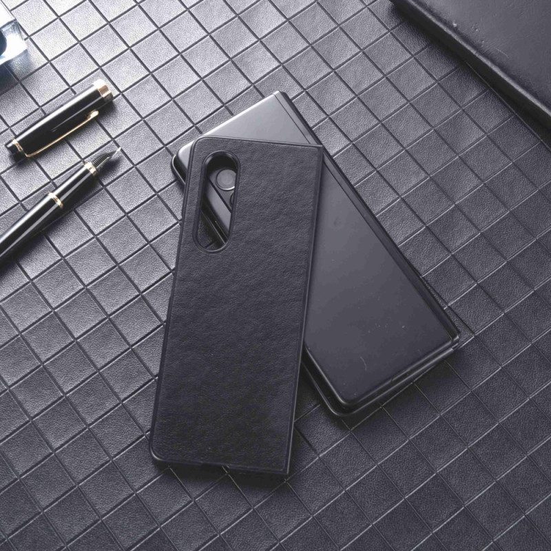Mobilskal För Samsung Galaxy Z Fold 4 Nylontextur Konstläder