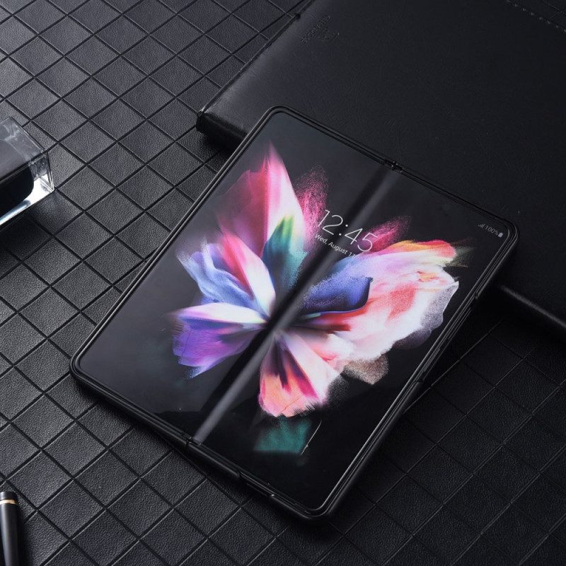 Mobilskal För Samsung Galaxy Z Fold 4 Nylontextur Konstläder