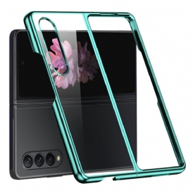 Mobilskal För Samsung Galaxy Z Fold 4 Transparent Metallic