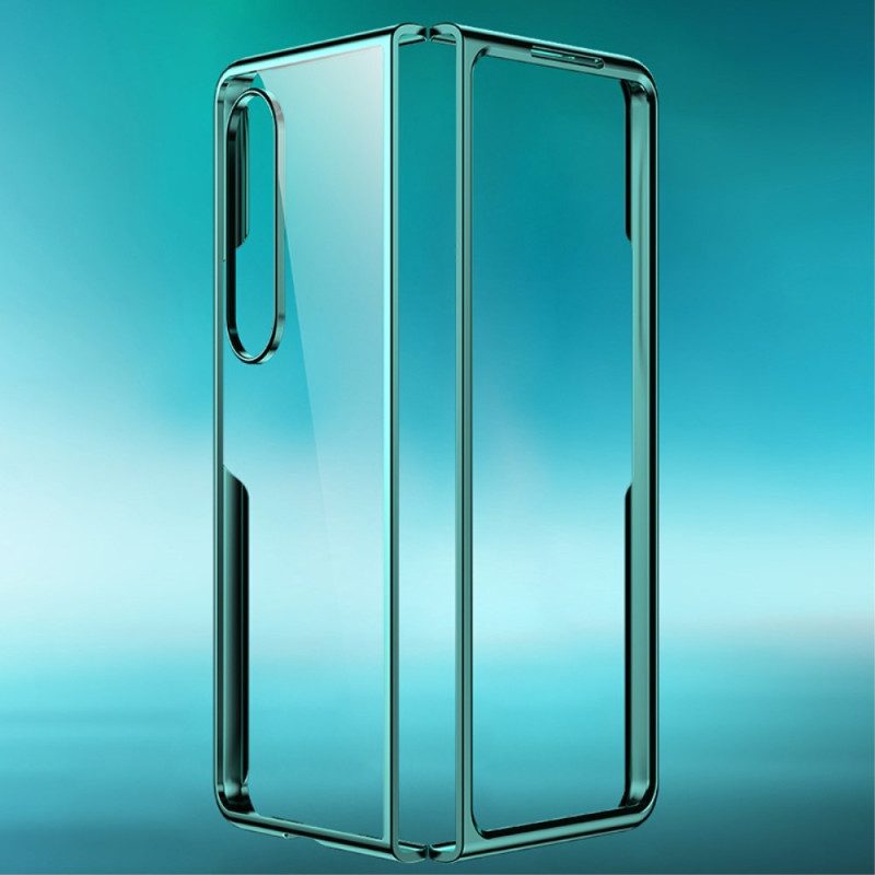 Mobilskal För Samsung Galaxy Z Fold 4 Transparent Metallic