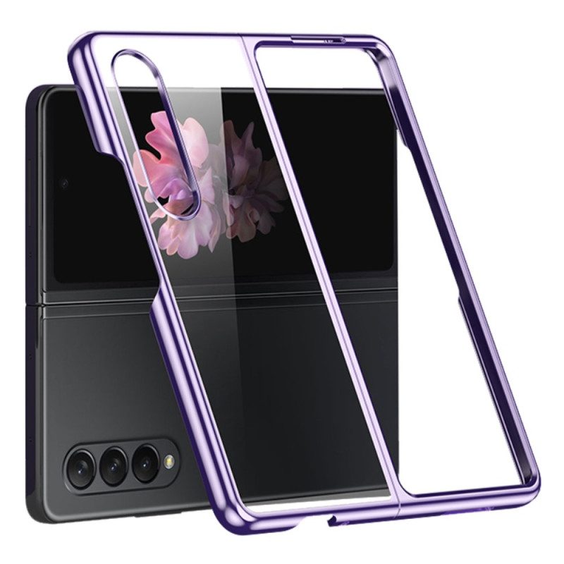 Mobilskal För Samsung Galaxy Z Fold 4 Transparent Metallic