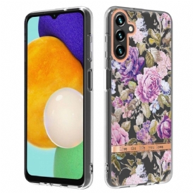 Mobilskal Samsung Galaxy A14 / A14 5G Färgglada Blommor