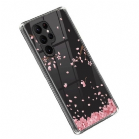 Mobilskal Samsung Galaxy S23 Ultra 5G Rosa Buketter
