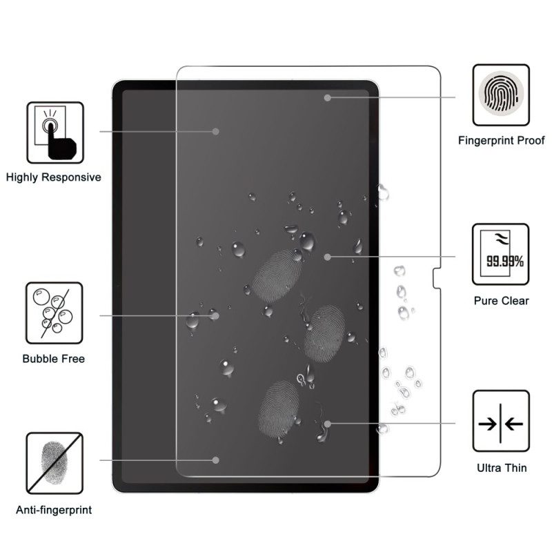 Samsung Galaxy Tab S10 Fe Plus Skärmskydd I Härdat Glas