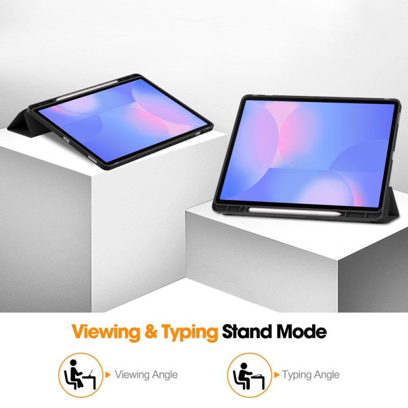 Samsung Galaxy Tab S10 Fe Plus Trepanelsskydd Stylushållare