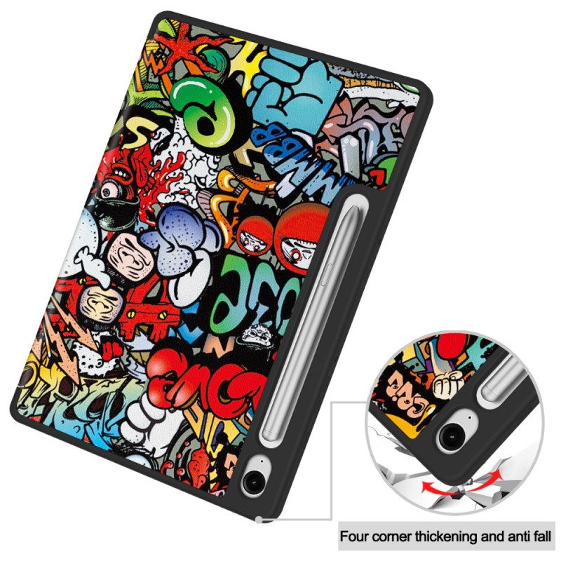 Samsung Galaxy Tab S10 Lite Graffiti-pennhållare