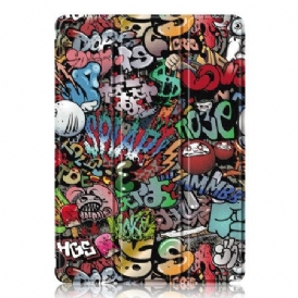 Samsung Galaxy Tab S10 Plus Transparent Baksida Med Graffitimönster