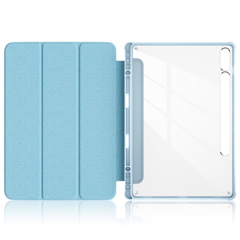 Samsung Galaxy Tab S10 Plus Transparent Baksida Med Vågmönster