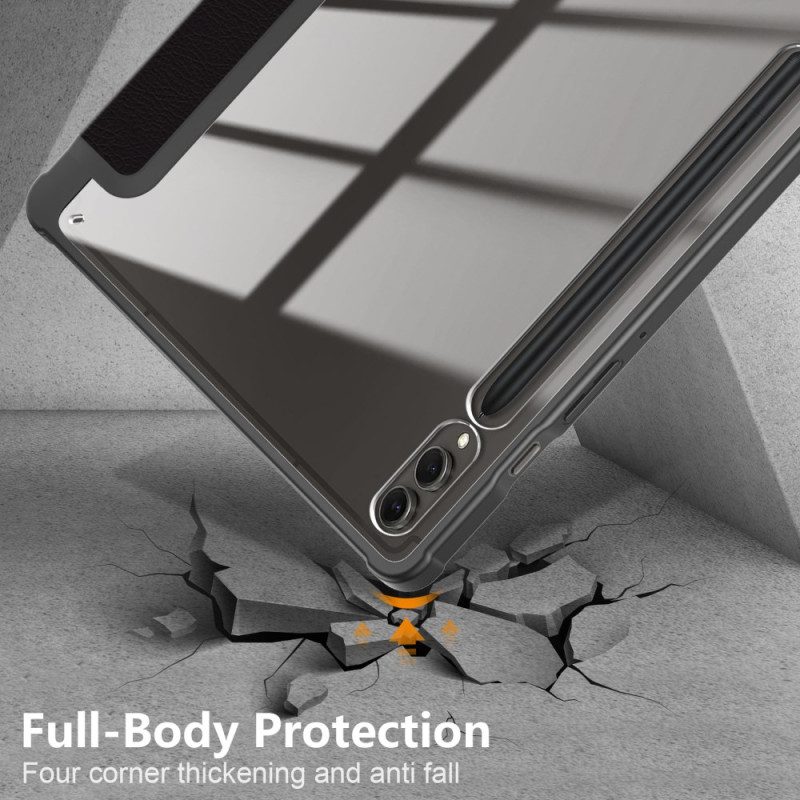 Samsung Galaxy Tab S10 Plus Transparent Baksida Rör Mig Inte
