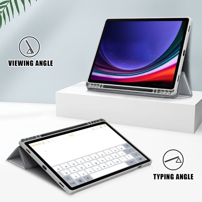 Samsung Galaxy Tab S10 Plus Trippelvikbart Pekpennahållare