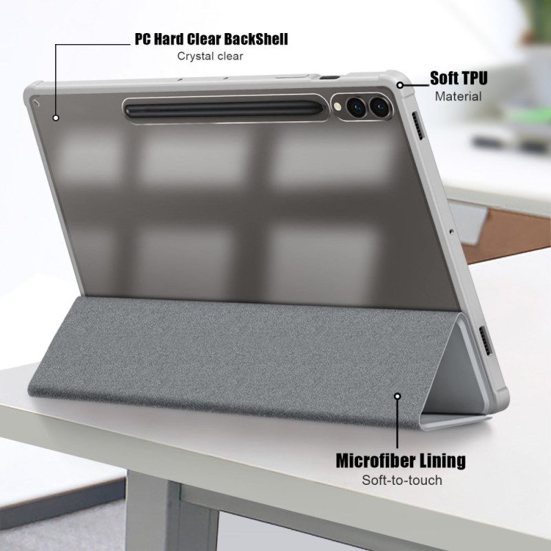 Samsung Galaxy Tab S10 Plus Trippelvikbart Pekpennahållare