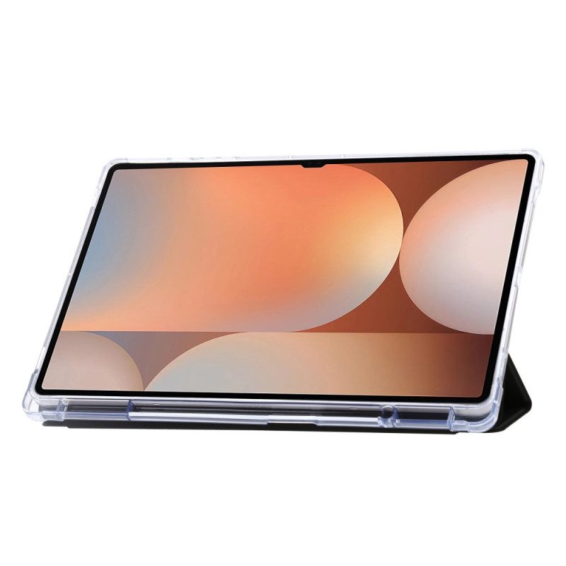 Samsung Galaxy Tab S10 Ultra Trippelvikbar Och Transparent Baksida