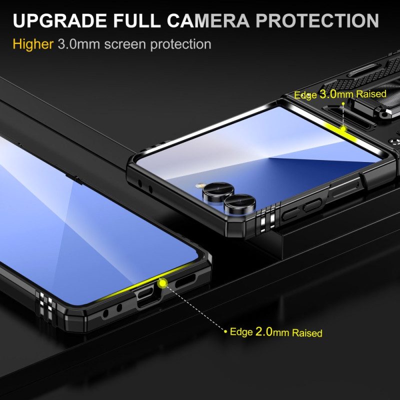 Samsung Galaxy Z Flip 7 Ultratåligt Linsskydd Och Fäste