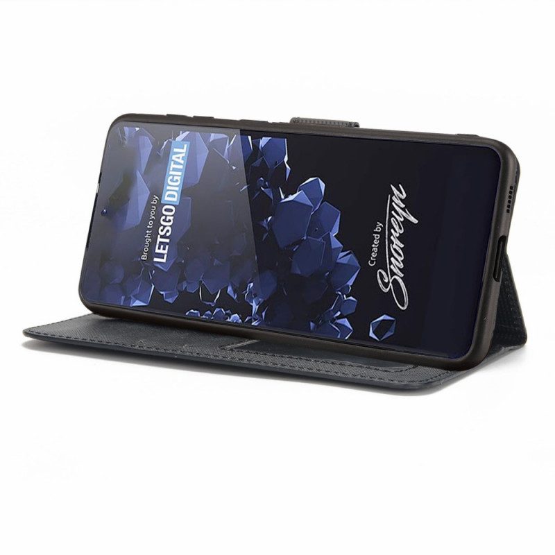 Skal Fodral För Samsung Galaxy S22 Ultra 5G Texturerad Med Avtagbar