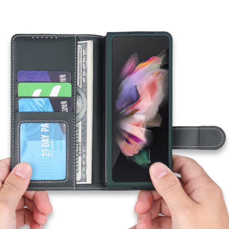 Skal Fodral För Samsung Galaxy Z Fold 3 5G Lagtagbar Pennhållare