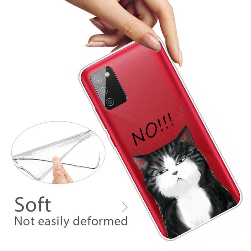 Skal För Samsung Galaxy A02s Katten Som Säger Nej