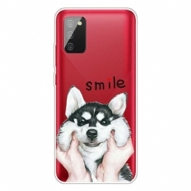 Skal För Samsung Galaxy A02s Smile Dog