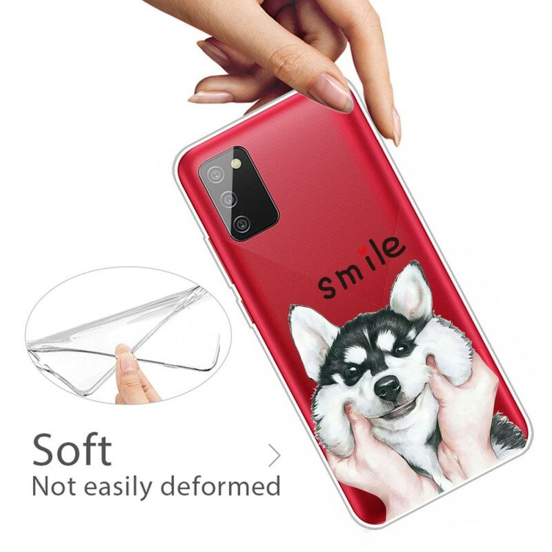 Skal För Samsung Galaxy A02s Smile Dog