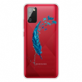 Skal För Samsung Galaxy A02s Vacker Fjäder