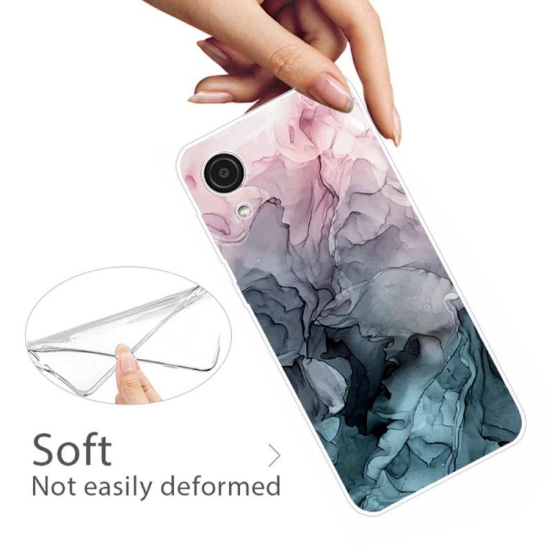Skal För Samsung Galaxy A03 Core Färgad Marmor