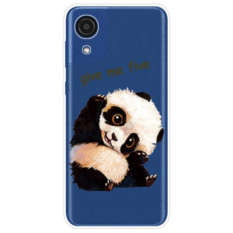 Skal För Samsung Galaxy A03 Core Panda Ge Mig Fem