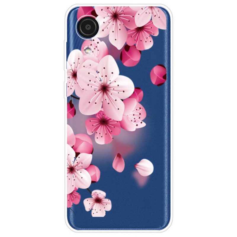 Skal För Samsung Galaxy A03 Core Små Rosa Blommor