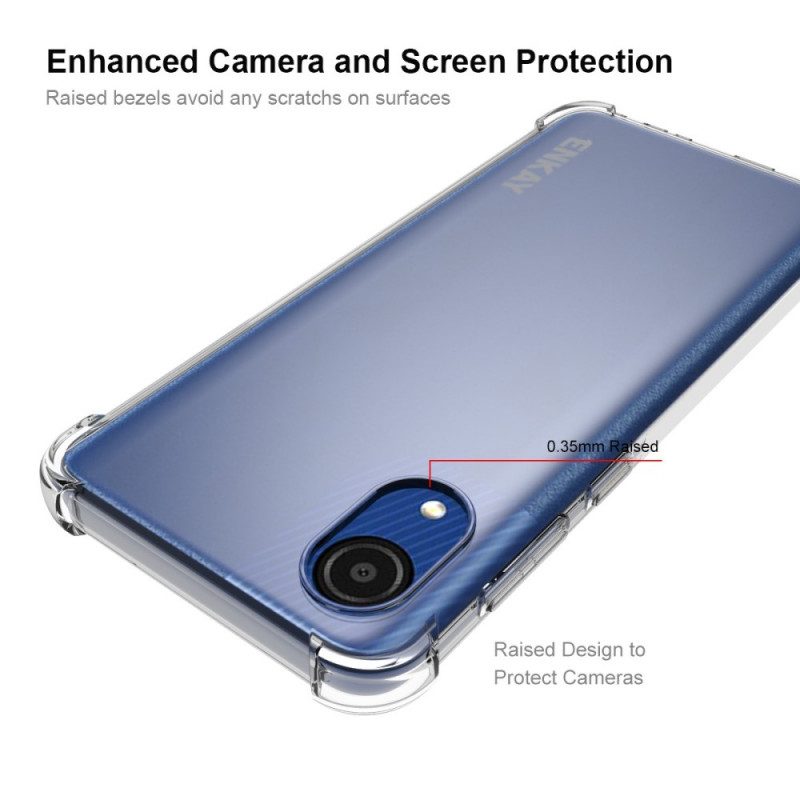 Skal För Samsung Galaxy A03 Core Transparent Enkay