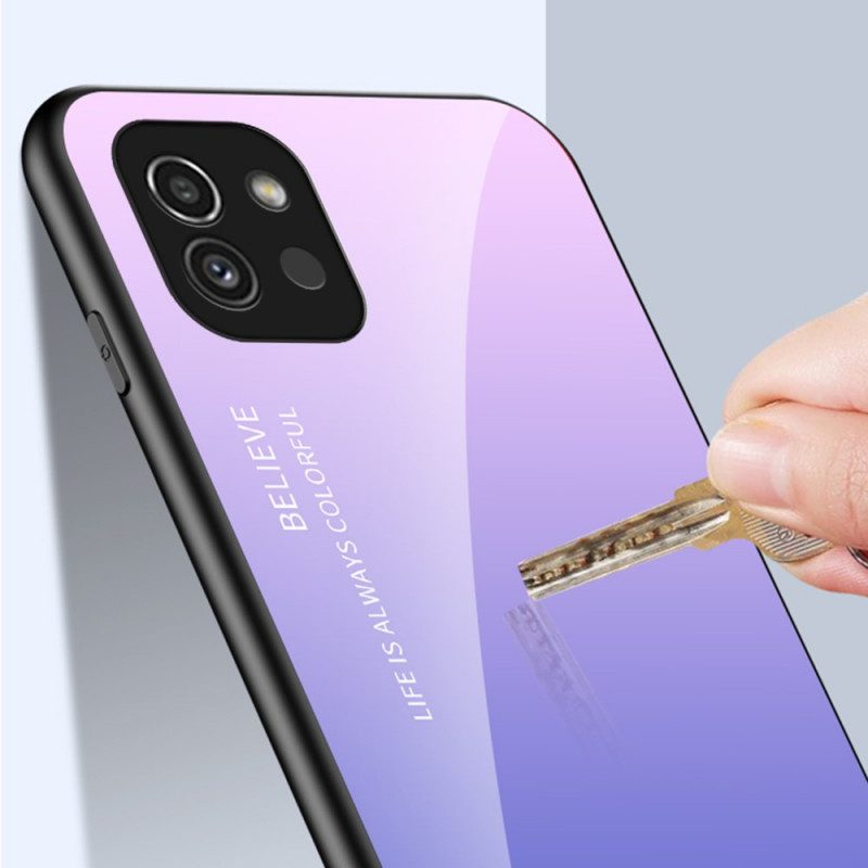 Skal För Samsung Galaxy A03 Hej Härdat Glas