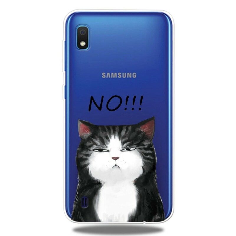 Skal För Samsung Galaxy A10 Katten Som Säger Nej