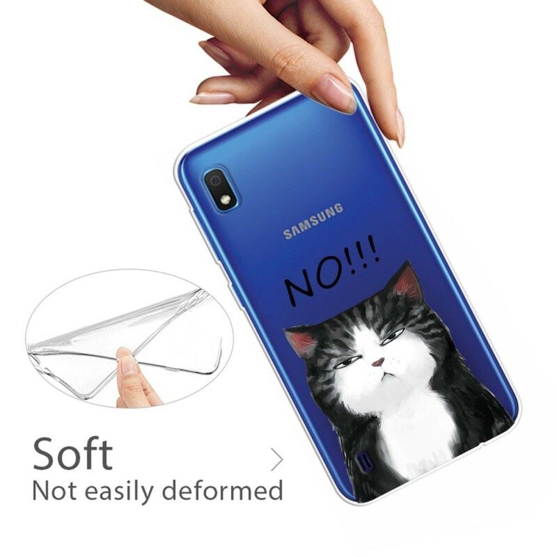Skal För Samsung Galaxy A10 Katten Som Säger Nej