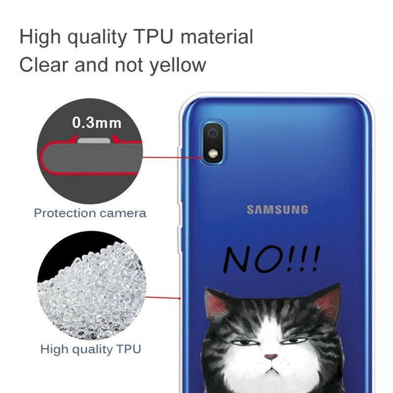 Skal För Samsung Galaxy A10 Katten Som Säger Nej