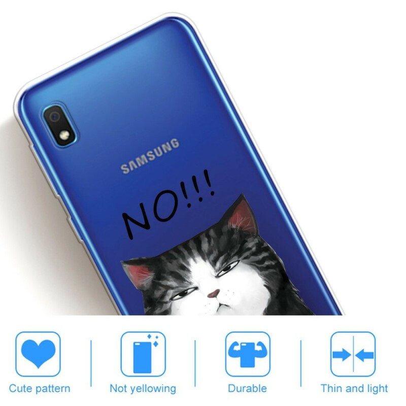 Skal För Samsung Galaxy A10 Katten Som Säger Nej