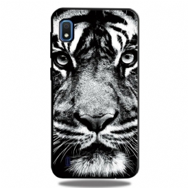 Skal För Samsung Galaxy A10 Svartvit Tiger