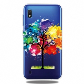 Skal För Samsung Galaxy A10 Transparent Akvarellträd
