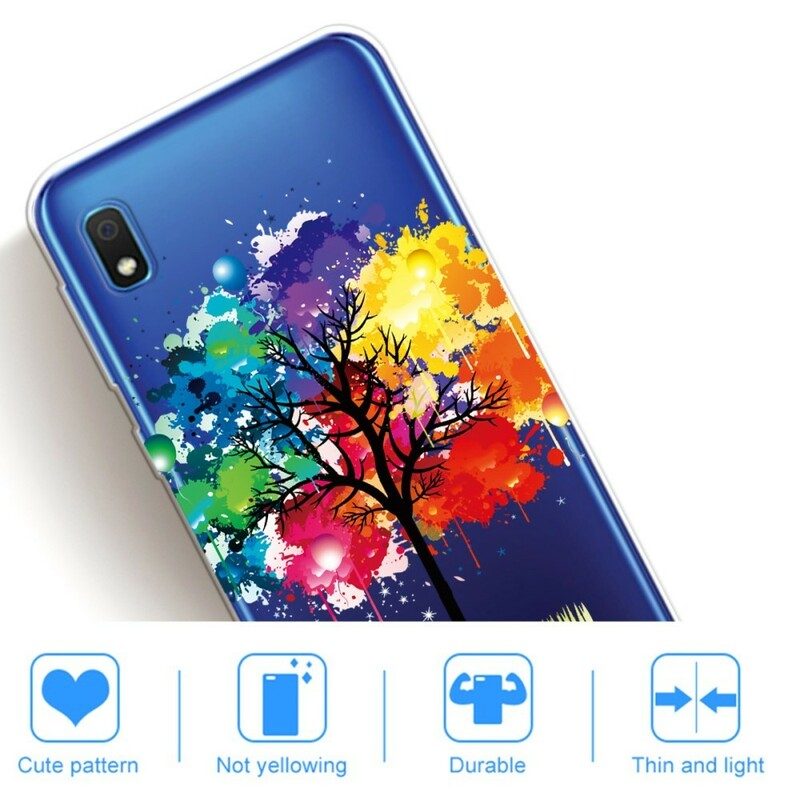 Skal För Samsung Galaxy A10 Transparent Akvarellträd
