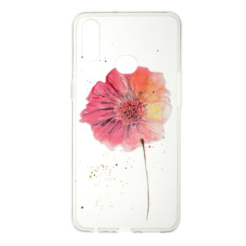 Skal För Samsung Galaxy A10s Sömlöst Blommönster I Akvarell