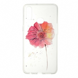 Skal För Samsung Galaxy A10s Sömlöst Blommönster I Akvarell