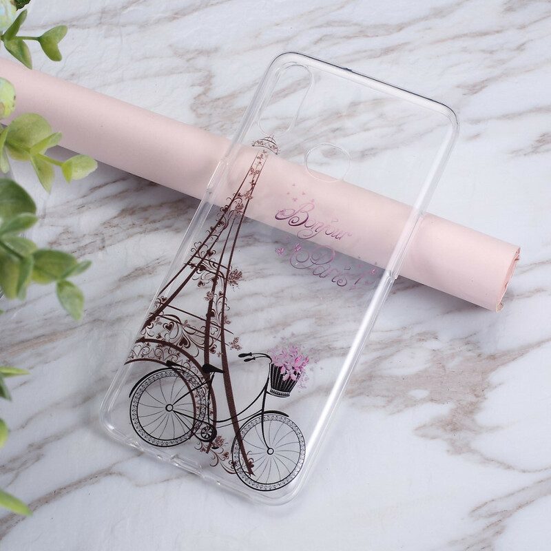 Skal För Samsung Galaxy A10s Transparent Bonjour Paris